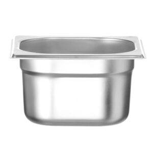 Vitesseroues Bac Gastronorme, GN 1/6, résistance thermique -40 °C à 300 °C, utilisable dans des fours à convection, des réfrigérateurs