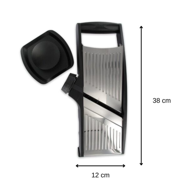 Vitesseroues 685506 Mandoline professionnelle, mandoline manuelle, tranche légumes, mandoline pour légumes, mandoline de cuisine – Image 5